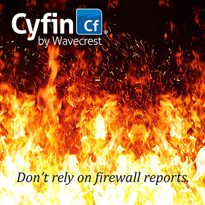 Don't rely on firewall reports for identifying human action